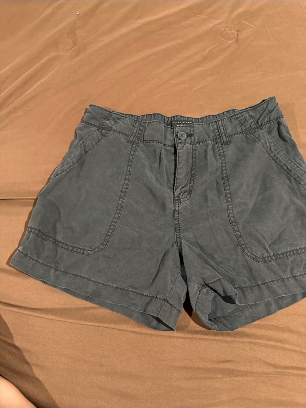 Sanctuary Women's Charcoal Gray Bermuda Shorts